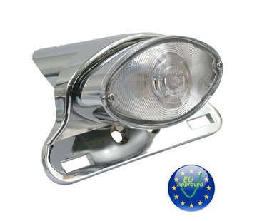 MCS cateye LED taillight - Fits: UNIVERSAL - lense clair