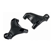 MCS Controls passenger footpeg mount bracket set black or Chrome: Fits:> 04-13 Sportster XL