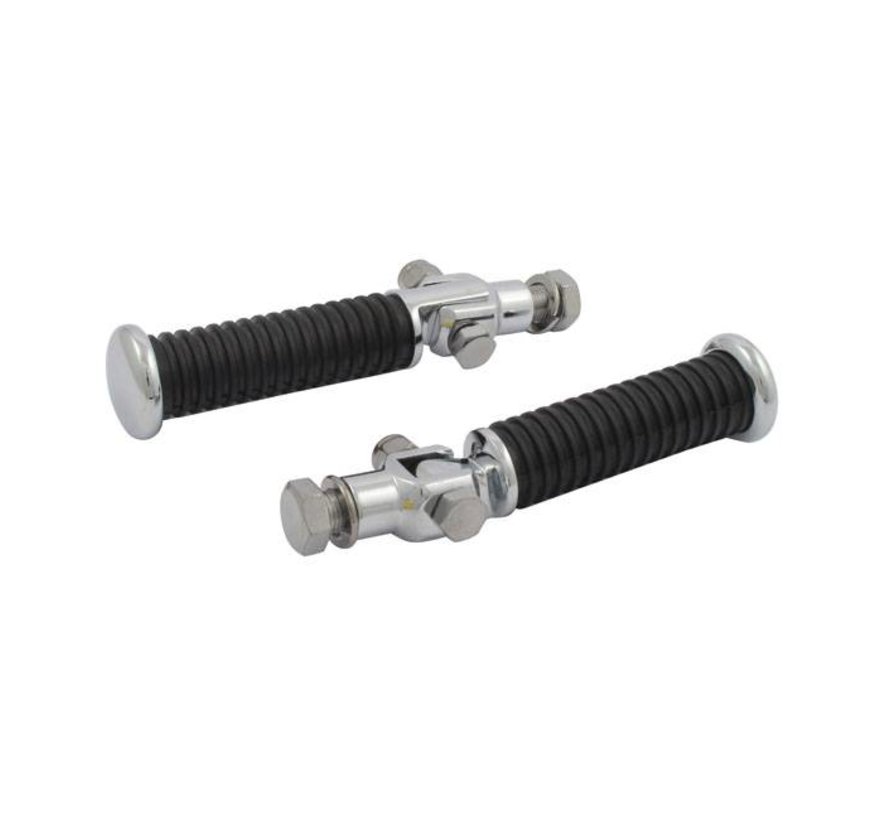 passenger footpeg stud kit black or chrome: Fits: > L72-84 FX; 84-99 FXST; 57-80 XL; 82-94 FXR