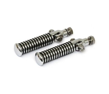 MCS kit de goujon torique passager footpeg chrome: Convient à:> L72-84 FX; 84-99 FXST; 57-80 XL; 82-94 FXR