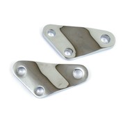 MCS footpeg bracket chrome: Fits: > 77-L81 FLHS; 77-81 FX (exclude. FXR)