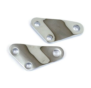 MCS footpeg bracket chrome: Fits: > 77-L81 FLHS; 77-81 FX (exclude. FXR)