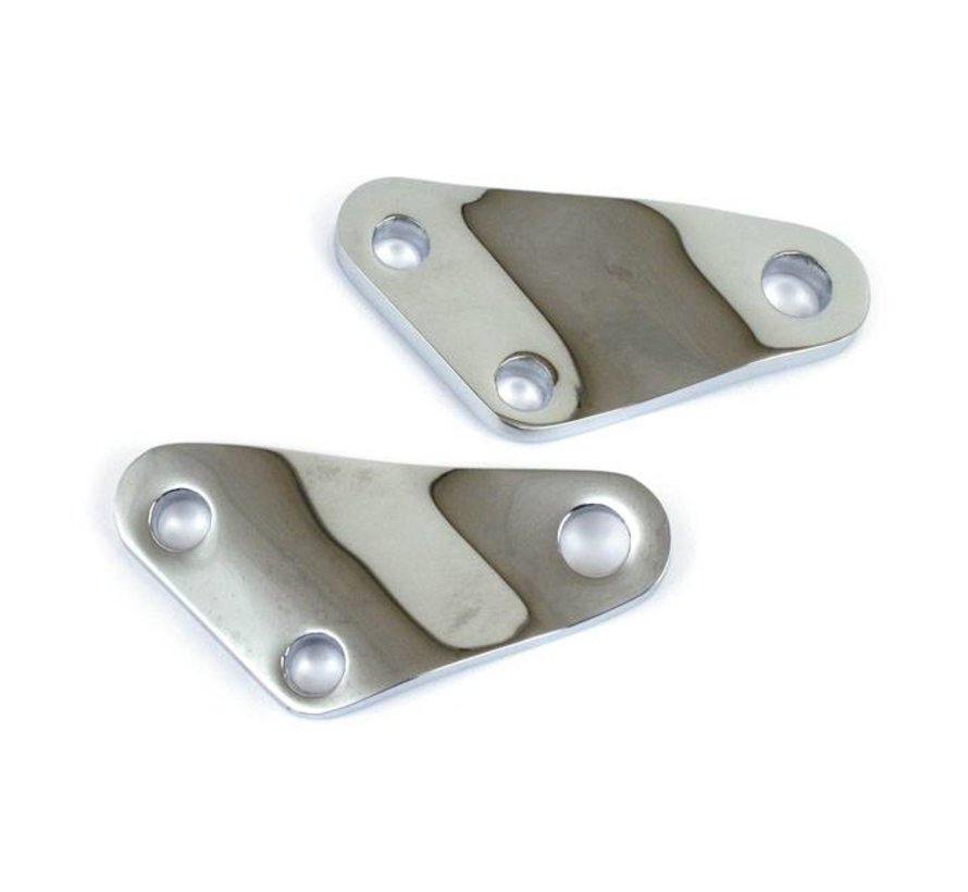 footpeg support chrome: Convient à:> 77-L81 SSF; 77-81 FX (exclure FXR)