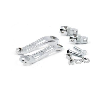 MCS talon reste commande vers l'avant, chrome: Convient à:> 89-14 FX SOFTAIL; 93-02 FXDWG