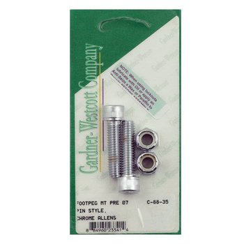 GARDNER-WESTCOTT Allen kit boulon de footpeg: Convient à:> 69-06 Bigtwin, XL