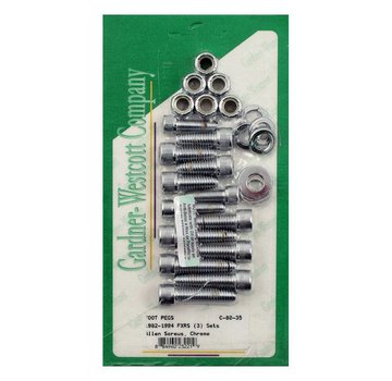 GARDNER-WESTCOTT Bediening Allen bolt footpeg kit Past op> 82-94 FXRS