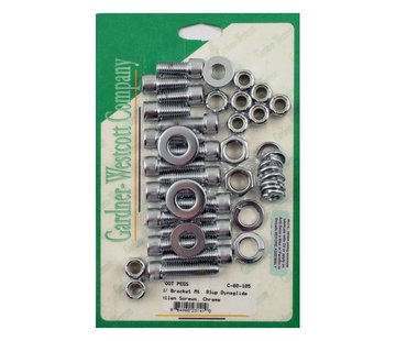 GARDNER-WESTCOTT Allen kit boulon de footpeg: Convient à:> 91-05 DYNA