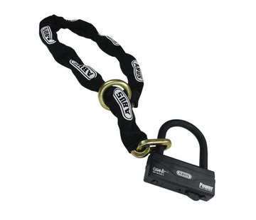 Abus Granit 58 and Black loop chain - security level 20 Fits: > Universal