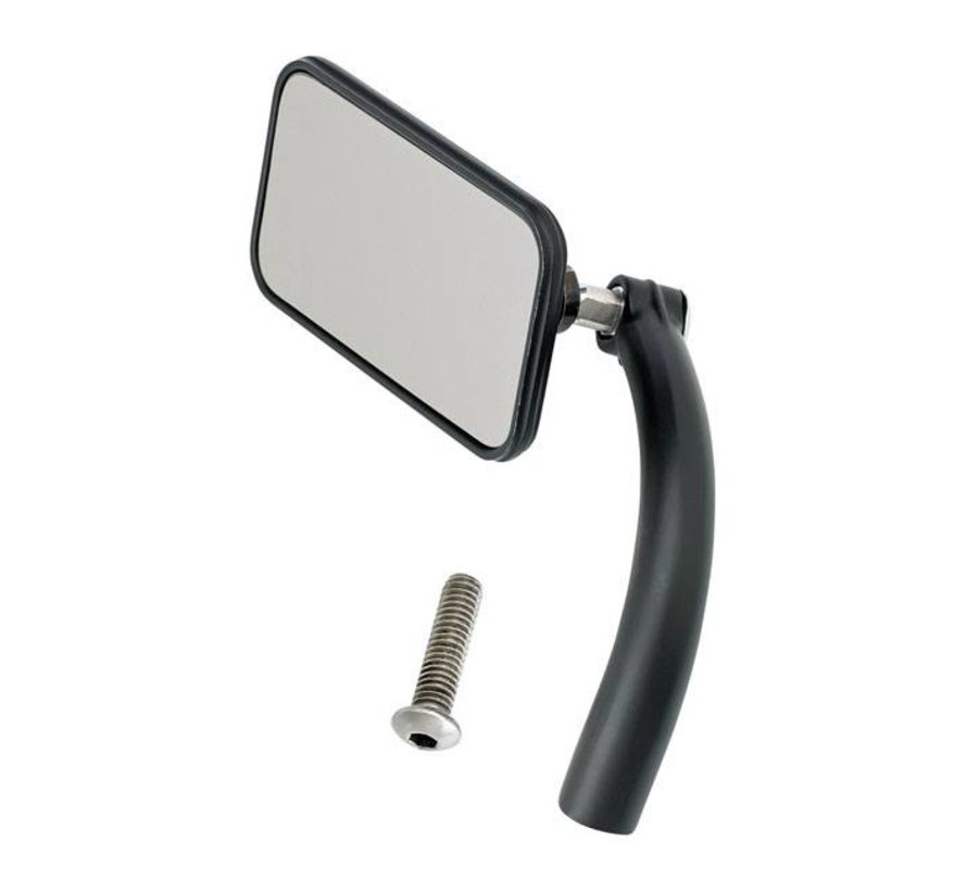 handlebars Mirror Utility rectangular - Chrome or Black