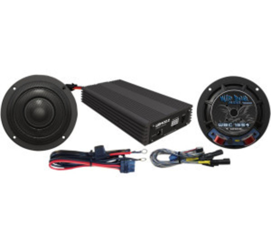 audio Speaker/Amplifier kit 400 Watt Fits:> 14-17 FLHX