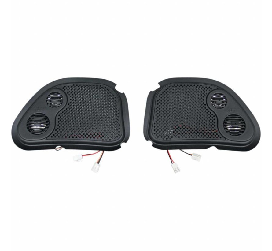 audio RokkerFairing/Rear Speakers Grilles Fits:> 98-13 FLTR/X