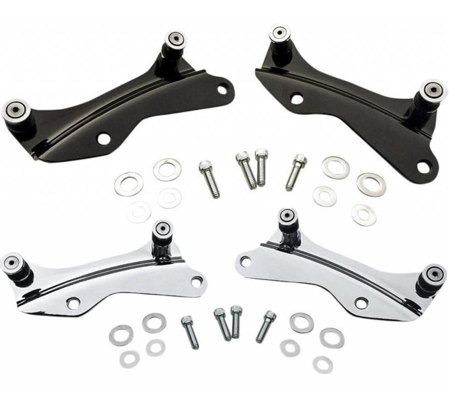 luggage rack 2-up detachable rack docking kits Fits:> 14-17 FLHT/​FLHX/​FLHR/​FLTRX FLHXSE/2/3 FLTRSE3/​FLTRXSE