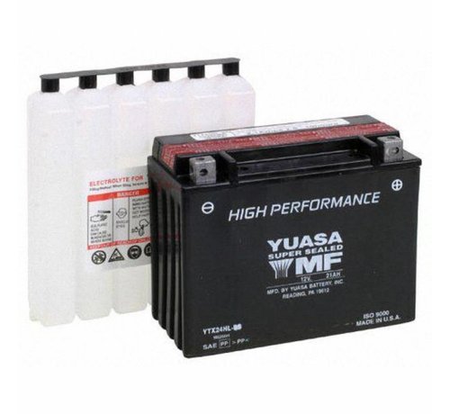 Yuasa Batterij YTX24HL-BS Past> 1984-1996 FLH/FLT