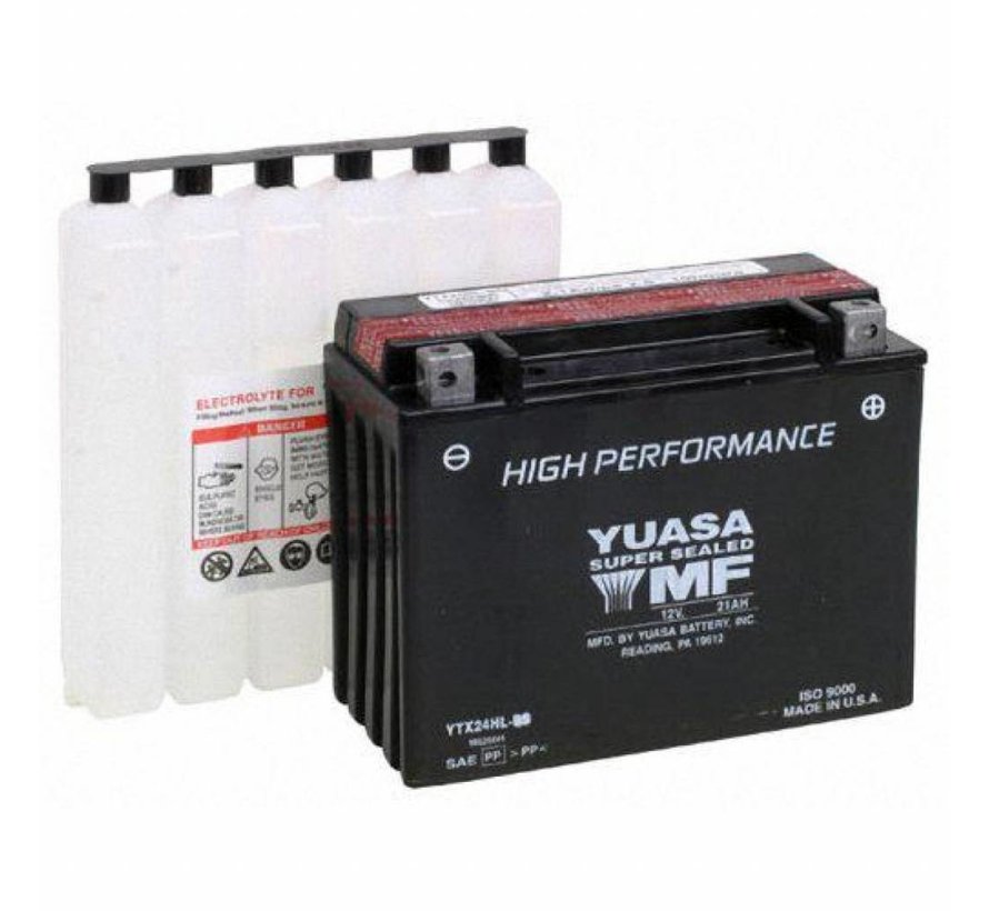 Batterij YTX24HL-BS Past> 1984-1996 FLH/FLT