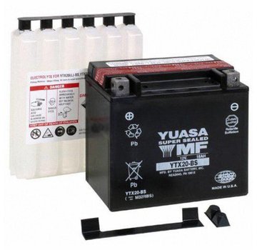 Yuasa AGM sin mantenimiento YUAM32RBS adapta a:> 86-90 FLST, 84-90 FXST, 85 FXE, 84-94 FXR, XL 79-96 / XLH