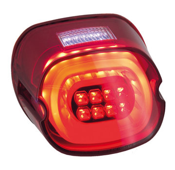 MCS layback feux arriÃẀre LED, lentille rouge