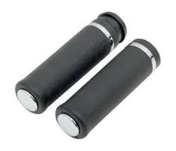 TC-Choppers handlebars grips - Rubber with accent rings