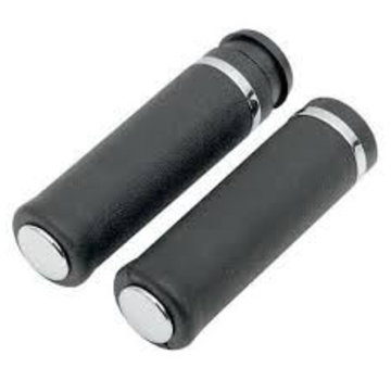 TC-Choppers handlebars grips - Rubber with accent rings