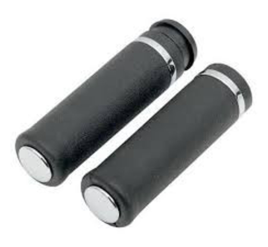 handlebars grips - Rubber with accent rings