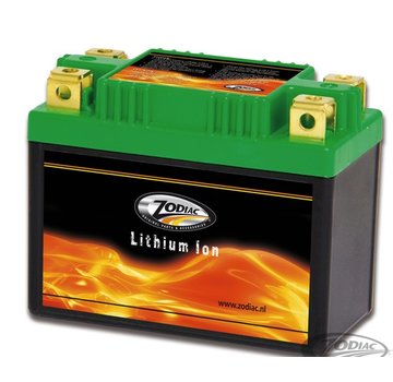 Zodiac Lithium batterie - 60Wh, 300CCA Convient à:> FXR de 1.982 à 1.994, Dyna 1997 à présenter, Softail 1986 au présent, Sportster 1979-2003