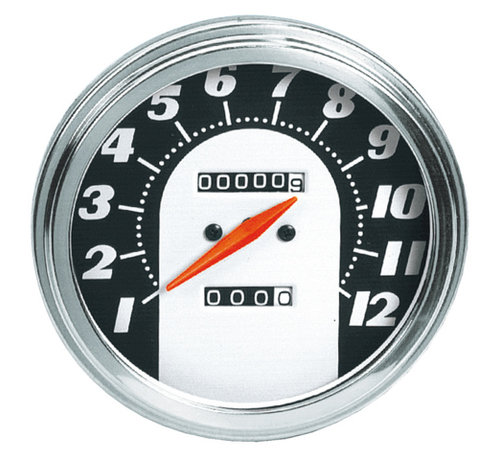 Zodiac speedo speedometers for fxwg-fxst- flst : 1962 - 1967 face