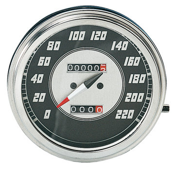 Zodiac speedo speedometers Black face 1946-1947 Style in KM/h