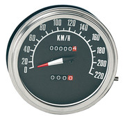 Zodiac compteurs speedo Face noire 1968-1984 Style en KM/h