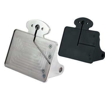 CPV license plate bracket kit Polished or Black: size 143x210mm