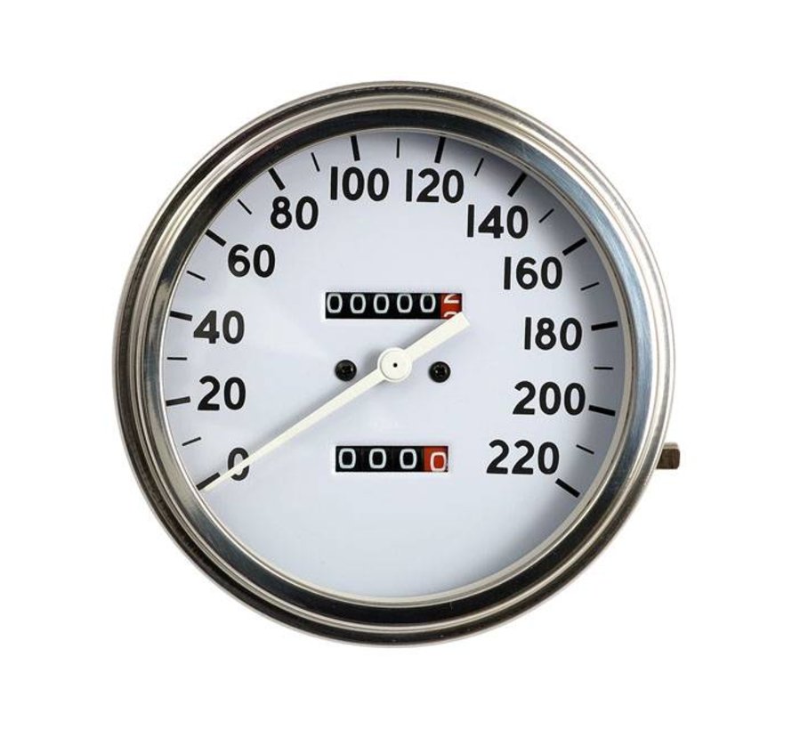 gas tank speedometers White face in KM/h - Front wheeldriven