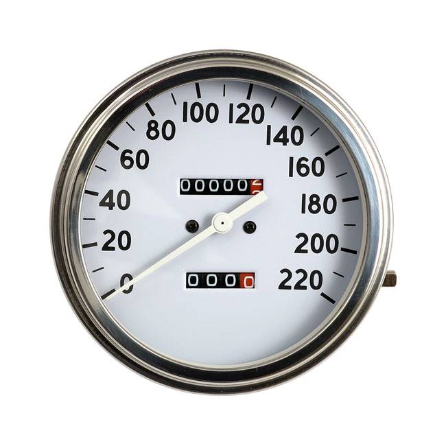 gas tank speedometers White face in KM/h Front wheeldriven Taco Motos Amsterdam