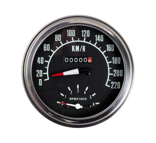 Zodiac speedo tachymétrique pour la graisse bob tirets Km / h - avant ou transmission entraînée