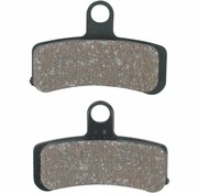 TC-Choppers organic brake pad  Fits: > Front 08-14 Softail; Front 08-17 Dyna