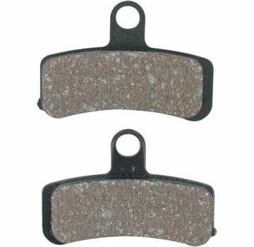 TC-Choppers organic brake pad  Fits: > Front 08-14 Softail; Front 08-17 Dyna