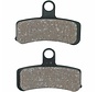 organic brake pad Fits: > Front 08-14 Softail; Front 08-17 Dyna