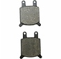 brake pad Rear/Front organic: for GMA B-Caliper and Jay custom 2-piston (large) Calipers