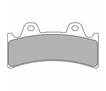 TC-Choppers Avant / Arrière plaquette de frein organique: Pour 4-piston (J-Four) 6-piston (J-SIX)