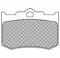 brake pad Rear/Front organic: for PM Calipers