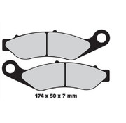 TC-Choppers brake pad Front Sintered: for 14-17 FLHTCUTG 15-17 FLRT