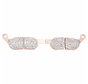 Rear brake pad Sintered: For 08-17 FXD/​FXDC/​FXDB/​FXDL/​FXDWG; 08-17 FXS/​FXSTB/​FXSTC/​FLS/​ FLSTF/​FLSTN/​FLSTC/​FXCW/​FXCWC/​FLSTFB/​FLSTSB