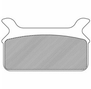 TC-Choppers plaquette de frein arrière frittés: Pour 86-99 FLT / FLHT / SSF / FLHR / FLTR