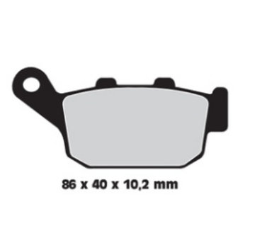 TC-Choppers brake pad Rear Sintered: for 98-02 All (except Blast) 02-09 XB9/XB12 (all)