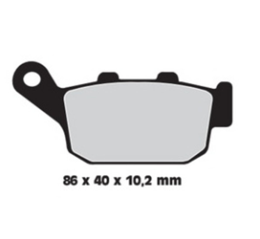 brake pad Rear Sintered: for 98-02 All (except Blast) 02-09 XB9/XB12 (all)