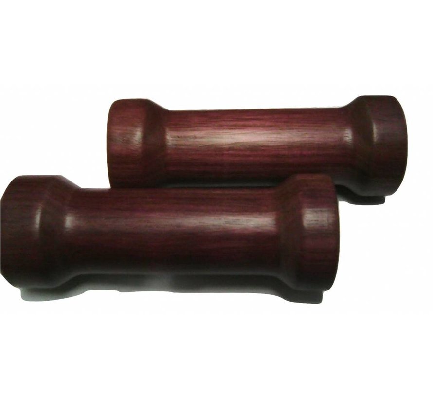 handlebars Grips Purple wood Fits: > all Harley models