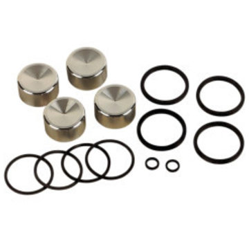 Drag Specialities caliper rebuild kit Fits:> Front/​Rear 00-07 Big Twin and XL Sportster (4-piston); replace 44313-00, 44313-01