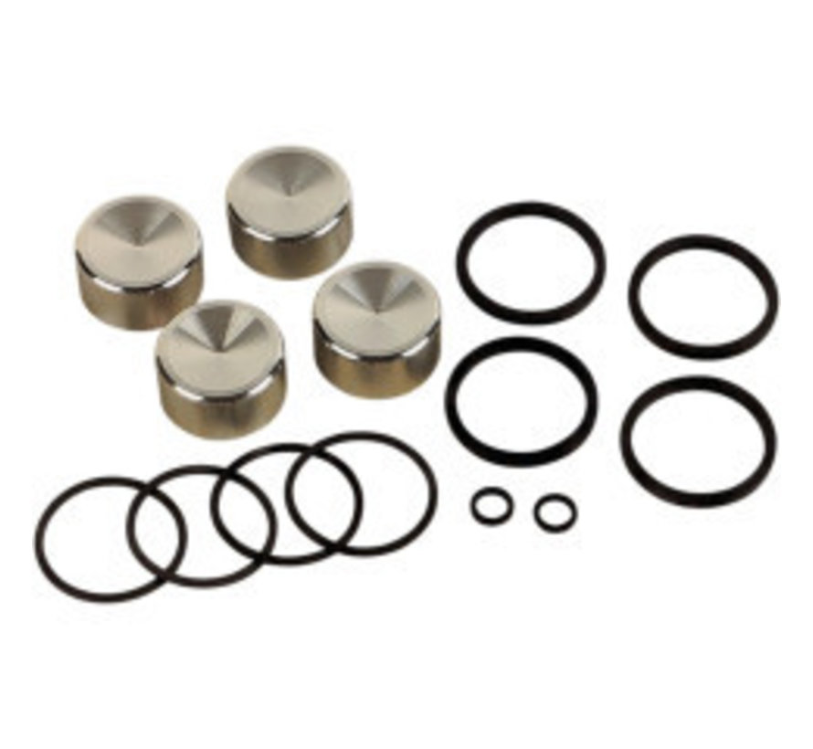 caliper rebuild kit Fits:> Front/​Rear 00-07 Big Twin and XL Sportster (4-piston); replace 44313-00 44313-01