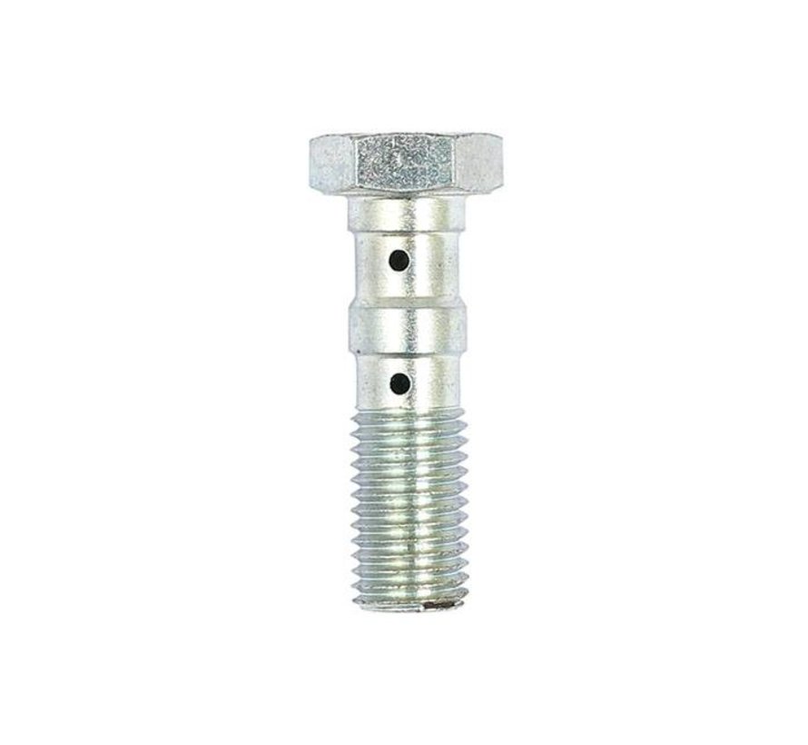 brake double Banjo bolts - Stainless steel 10 mm x 1 25