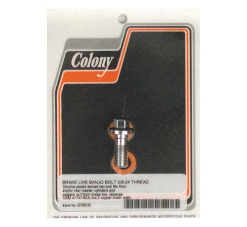 Colony boulons Banjo - Chrome 3/8 * 24