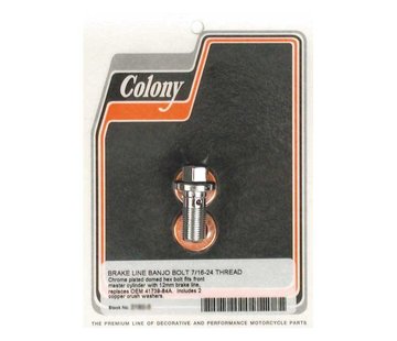 Colony boulons Banjo - Chrome, 7 / 16-24