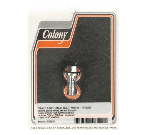 Colony boulons Banjo - Chrome 7 / 16-24