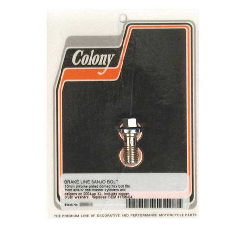 Colony Vis banjo de frein - Chrome 10mm x 1.25